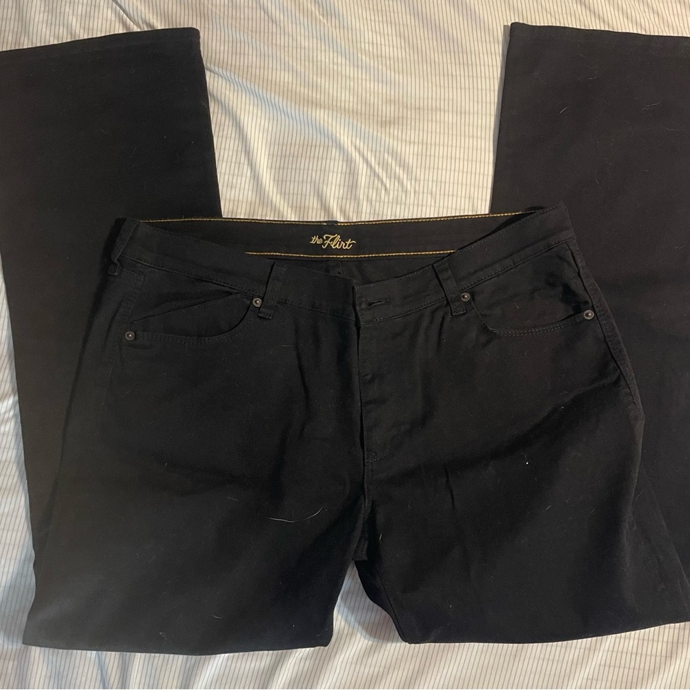 Old Navy Black Pants with Gold Stitching